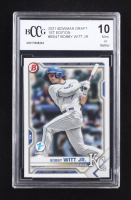 Bobby Witt Jr. 2021 Bowman Draft 1st Edition #BD47 RC (BCCG 10) at PristineAuction.com