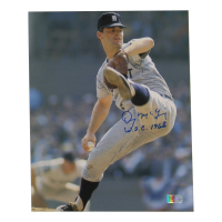 Denny McLain Signed Yankees 8x10 Photo Inscribed "W.S.C. 1968" (AIV) at PristineAuction.com