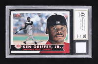Ken Griffey Jr. 2001 Fleer Tradition #140 With Game Used Jersey (BCCG 10) at PristineAuction.com
