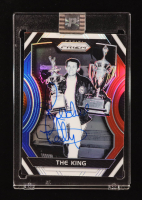 Richard Petty Signed 2018 Panini Prizm Prizms Red White and Blue #47B VAR (PA) at PristineAuction.com