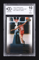 LeBron James 2003 Upper Deck LeBron James Box Set #22 Above The Rim RC (BCCG 10) at PristineAuction.com