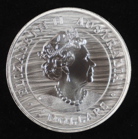 2020-P Australia $2 Australian Wildlife 2 Oz. .9999 Fine Silver Piedfort Coin - Limited Mintage 5,000 at PristineAuction.com