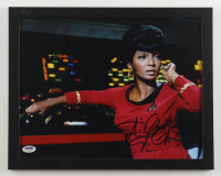 Nichelle Nichols Signed "Star Trek" Custom Framed Photo Display (PSA) at PristineAuction.com
