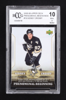 Sidney Crosby 2005-06 Upper Deck Phenomenal Beginnings #18 RC (BCCG 10) at PristineAuction.com