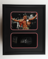 Mike Tyson Signed Custom Framed Shadowbox Everlast Boxing Glove Display (JSA & Tyson) at PristineAuction.com