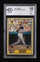 Barry Bonds 1987 Topps #320 RC (BCCG 10) at PristineAuction.com