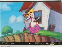 Original Production "Back To The Future" 11x14 Hand-Painted Animation Cel at PristineAuction.com