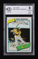Rickey Henderson 1980 Topps #482 RC (BCCG 10) at PristineAuction.com