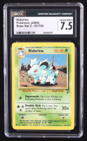 Nidorina Pokemon 1999 Base 2 #53 (CGC 7.5) at PristineAuction.com