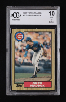 Greg Maddux 1987 Topps Traded #70T XRC (BCCG 10) at PristineAuction.com