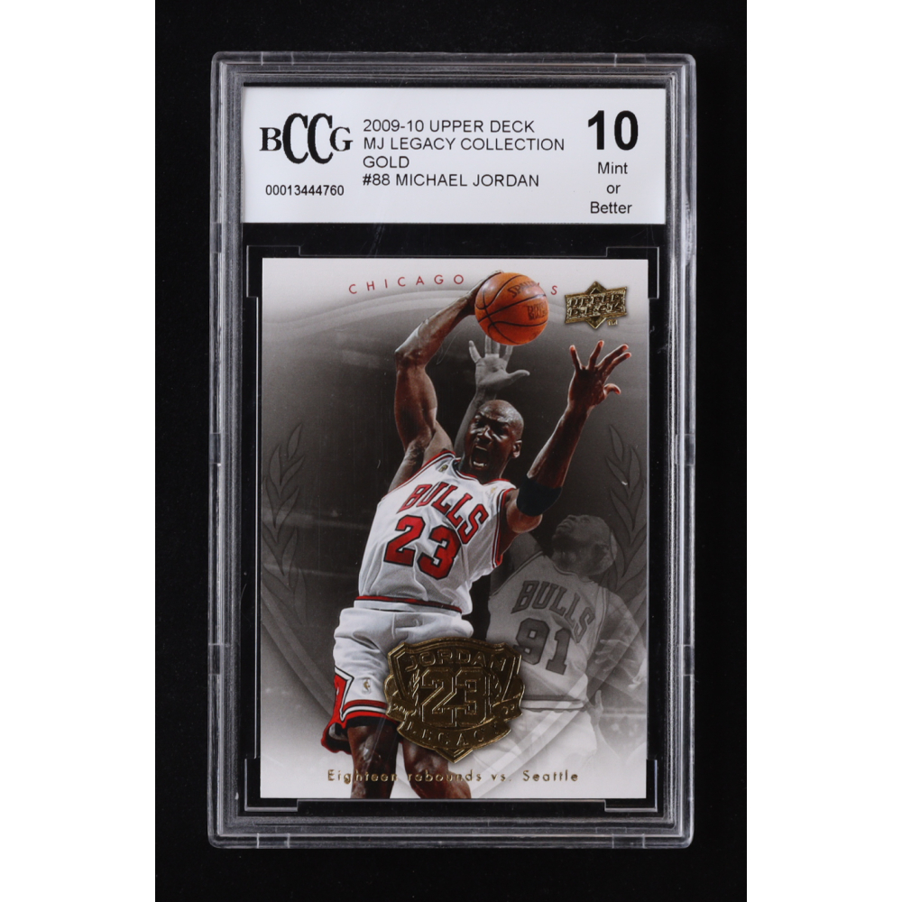 Michael Jordan 2009-10 Upper Deck Michael Jordan Legacy Collection Gold #88 (BCCG 10) at PristineAuction.com