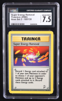 Super Energy Removal Pokemon 1999 Base 2 #108 (CGC 7.5) at PristineAuction.com