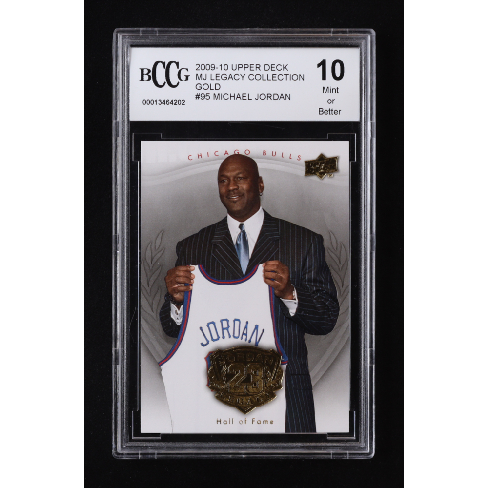 Michael Jordan 2009-10 Upper Deck Michael Jordan Legacy Collection Gold #95 (BCCG 10) at PristineAuction.com