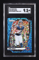 Rome Odunze 2024 Panini Prizm Prizms No Huddle Blue #385 RC #15/99 (SGC 9.5) at PristineAuction.com