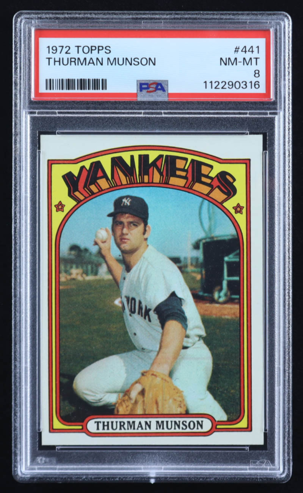 Thurman Munson 1972 Topps #441 (PSA 8)