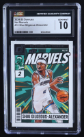 Shai Gilgeous-Alexander 2024-25 Donruss Net Marvels #12 (CGC 10) at PristineAuction.com