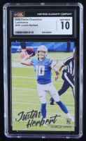 Justin Herbert 2020 Panini Chronicles / Luminance #203 RC (CGC 10) at PristineAuction.com
