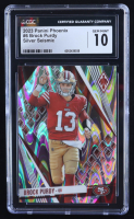 Brock Purdy 2023 Phoenix Silver Seismic #6 (CGC 10) at PristineAuction.com