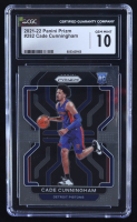 Cade Cunningham 2021-22 Panini Prizm #282 RC (CGC 10) at PristineAuction.com