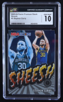Stephen Curry 2023-24 Premium Stock Sheesh #5 (CGC 10) at PristineAuction.com