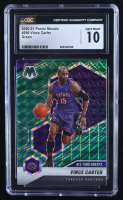 Vince Carter 2020-21 Mosaic Green #290 (CGC 10) at PristineAuction.com