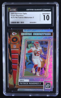 Patrick Mahomes 2023 Donruss Optic Chain Reaction #CRPM (CGC 10) at PristineAuction.com
