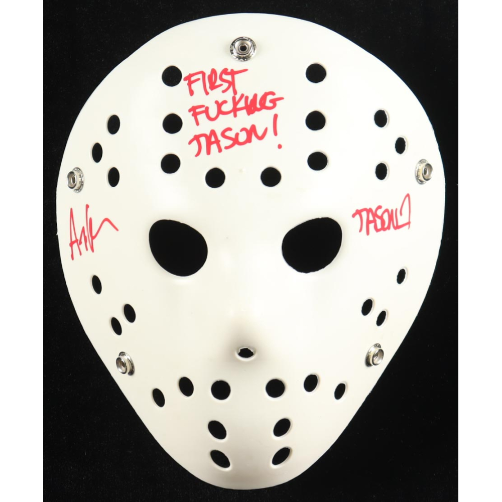 Ari Lehman Signed Jason "Friday the 13th" Mask Inscribed "Jason 1" & "First F****** Jason!" (JSA) at PristineAuction.com