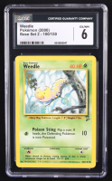 Weedle Pokemon 1999 Base 2 #100 (CGC 6) at PristineAuction.com