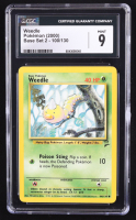 Weedle Pokemon 1999 Base 2 #100 (CGC 9) at PristineAuction.com