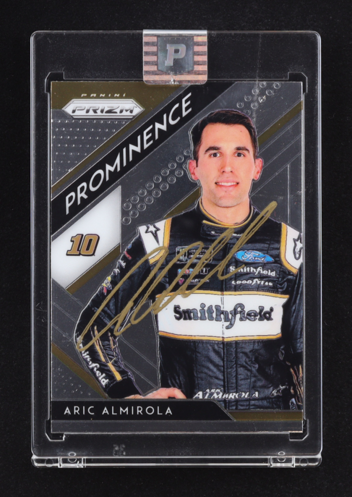 Aric Almirola Signed 2019 Panini Prizm #70 Prominence (PA)