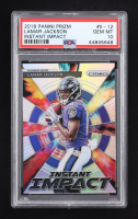 Lamar Jackson 2018 Panini Prizm Instant Impact Prizms #II12 (PSA 10) at PristineAuction.com