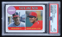 Shohei Ohtani RC / Nolan Ryan 2018 Topps Throwback Thursday #67 (PSA 9) at PristineAuction.com