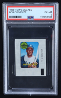 Roberto Clemente 1969 Topps Decals #NNO (PSA 6) at PristineAuction.com