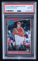 Shohei Ohtani 2018 Donruss Optic Variations #176 RC (PSA 8) at PristineAuction.com