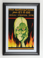 1973 "The Rolling Stones" Honolulu International Center Concert Custom Framed Poster at PristineAuction.com