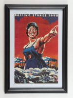 1978 "The Rolling Stones" Tour Custom Framed Poster at PristineAuction.com