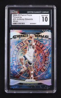 Anthony Edwards 2024-25 Panini Prizm Fireworks Silver #25 (CGC 10) at PristineAuction.com