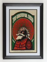 1972 "Grateful Dead" San Francisco Concert Custom Framed Poster at PristineAuction.com