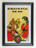 1978 "Grateful Dead" Egypt Tour Custom Framed Poster with Grateful Dead Patch at PristineAuction.com