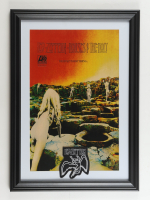 1973 "Led Zeppelin Houses of the Holy" Custom Framed Poster with Led Zeppelin Patch at PristineAuction.com