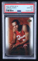 LeBron James 2003 Upper Deck LeBron James Box Set Full House #29 RC (PSA 10) at PristineAuction.com