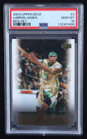 LeBron James 2003 Upper Deck LeBron James Box Set State Champs #2 RC (PSA 10) at PristineAuction.com