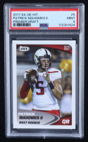 Patrick Mahomes II 2017 SAGE HIT Premier Draft #5 RC (PSA 9) at PristineAuction.com