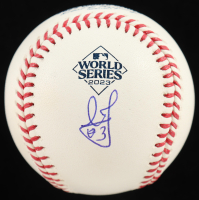 Leody Taveras Signed 2023 World Series Baseball (Beckett) at PristineAuction.com