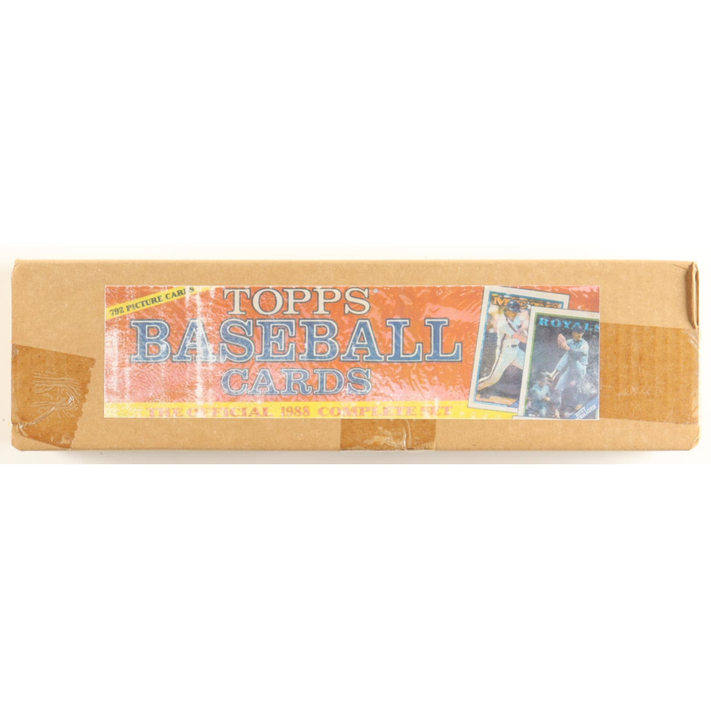 1988 Topps Baseball Complete Set of (792) Cards with Tom Glavine #779 RC, Ken Caminiti #64 RC, Barry Bonds #450, Mark McGwire #580 at PristineAuction.com