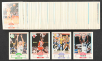1990-1991 Fleer Basketball Complete Set of (198) Cards Including Michael Jordan #26, Larry Bird #8, Earvin Johnson #93, David Robinson #172 at PristineAuction.com