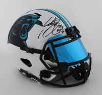 Steve Smith Signed Panthers Full-Size Lunar Eclipse Alternate Speed Helmet with Visor Inscribed "Agent 89" (Radtke) at PristineAuction.com