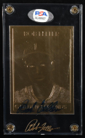 Bob Feller Signed 1996 Golden Legends 23Kt Gold #GL7 (PSA) at PristineAuction.com