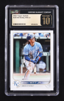 Bobby Witt Jr. 2022 Topps Update #US100 RC (CGC Pristine 10) at PristineAuction.com
