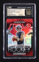 Caleb Williams 2024 Rookies & Stars Stellar Rookies Red Plaid #SRCWS RC (CGC Pristine 10) at PristineAuction.com